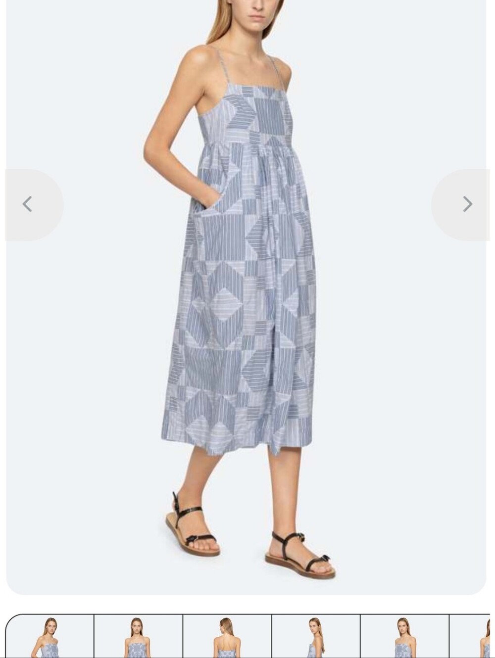 NWT Sea New York Helmi Blue Dress